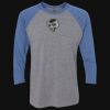 Unisex Triblend Three-Quarter Raglan T-Shirt Thumbnail