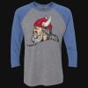 Unisex Triblend Three-Quarter Raglan T-Shirt Thumbnail