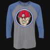 Unisex Triblend Three-Quarter Raglan T-Shirt Thumbnail