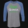 Unisex Triblend Three-Quarter Raglan T-Shirt Thumbnail