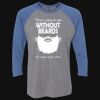 Unisex Triblend Three-Quarter Raglan T-Shirt Thumbnail