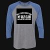 Unisex Triblend Three-Quarter Raglan T-Shirt Thumbnail