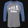Unisex Triblend Three-Quarter Raglan T-Shirt Thumbnail