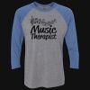 Unisex Triblend Three-Quarter Raglan T-Shirt Thumbnail