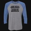 Unisex Triblend Three-Quarter Raglan T-Shirt Thumbnail