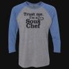 Unisex Triblend Three-Quarter Raglan T-Shirt Thumbnail