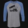 Unisex Triblend Three-Quarter Raglan T-Shirt Thumbnail