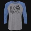Unisex Triblend Three-Quarter Raglan T-Shirt Thumbnail