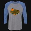 Unisex Triblend Three-Quarter Raglan T-Shirt Thumbnail