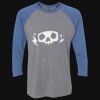 Unisex Triblend Three-Quarter Raglan T-Shirt Thumbnail