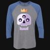 Unisex Triblend Three-Quarter Raglan T-Shirt Thumbnail
