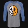 Unisex Triblend Three-Quarter Raglan T-Shirt Thumbnail