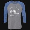 Unisex Triblend Three-Quarter Raglan T-Shirt Thumbnail
