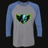 Unisex Triblend Three-Quarter Raglan T-Shirt Thumbnail