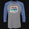 Unisex Triblend Three-Quarter Raglan T-Shirt Thumbnail
