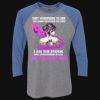 Unisex Triblend Three-Quarter Raglan T-Shirt Thumbnail