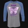 Unisex Triblend Three-Quarter Raglan T-Shirt Thumbnail
