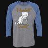 Unisex Triblend Three-Quarter Raglan T-Shirt Thumbnail