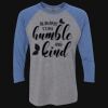 Unisex Triblend Three-Quarter Raglan T-Shirt Thumbnail
