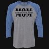 Unisex Triblend Three-Quarter Raglan T-Shirt Thumbnail