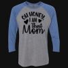 Unisex Triblend Three-Quarter Raglan T-Shirt Thumbnail