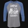 Unisex Triblend Three-Quarter Raglan T-Shirt Thumbnail