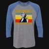 Unisex Triblend Three-Quarter Raglan T-Shirt Thumbnail