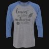 Unisex Triblend Three-Quarter Raglan T-Shirt Thumbnail