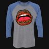 Unisex Triblend Three-Quarter Raglan T-Shirt Thumbnail