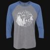 Unisex Triblend Three-Quarter Raglan T-Shirt Thumbnail
