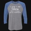Unisex Triblend Three-Quarter Raglan T-Shirt Thumbnail