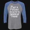 Unisex Triblend Three-Quarter Raglan T-Shirt Thumbnail