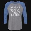Unisex Triblend Three-Quarter Raglan T-Shirt Thumbnail