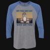 Unisex Triblend Three-Quarter Raglan T-Shirt Thumbnail