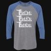 Unisex Triblend Three-Quarter Raglan T-Shirt Thumbnail