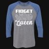 Unisex Triblend Three-Quarter Raglan T-Shirt Thumbnail