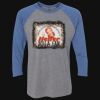 Unisex Triblend Three-Quarter Raglan T-Shirt Thumbnail