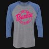 Unisex Triblend Three-Quarter Raglan T-Shirt Thumbnail