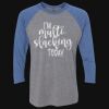 Unisex Triblend Three-Quarter Raglan T-Shirt Thumbnail
