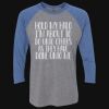 Unisex Triblend Three-Quarter Raglan T-Shirt Thumbnail
