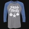 Unisex Triblend Three-Quarter Raglan T-Shirt Thumbnail