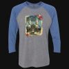 Unisex Triblend Three-Quarter Raglan T-Shirt Thumbnail