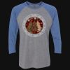 Unisex Triblend Three-Quarter Raglan T-Shirt Thumbnail