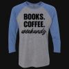 Unisex Triblend Three-Quarter Raglan T-Shirt Thumbnail