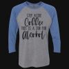 Unisex Triblend Three-Quarter Raglan T-Shirt Thumbnail