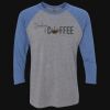 Unisex Triblend Three-Quarter Raglan T-Shirt Thumbnail