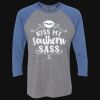 Unisex Triblend Three-Quarter Raglan T-Shirt Thumbnail