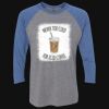 Unisex Triblend Three-Quarter Raglan T-Shirt Thumbnail