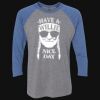 Unisex Triblend Three-Quarter Raglan T-Shirt Thumbnail