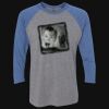 Unisex Triblend Three-Quarter Raglan T-Shirt Thumbnail